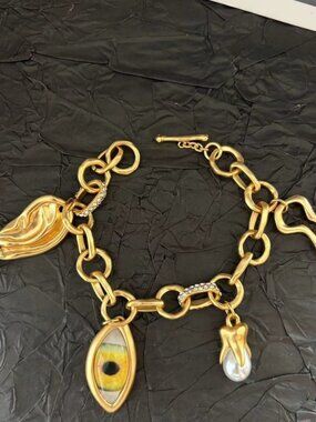 Schiaparelli Trendy Facial Features Bracelet